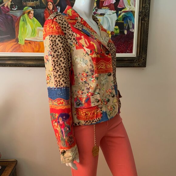 Simon Chang Women’s Button Closure Jacket Blazer - Picture 5 of 10